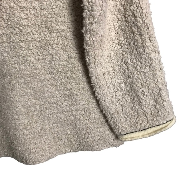 3.1 Philip Lim Large Cream Ribbed Cowlneck Textured Heavy Knit Pullover Sweater - Picture 5 of 9